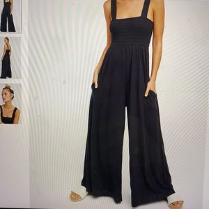 Free People black “Homecoming Jumper”